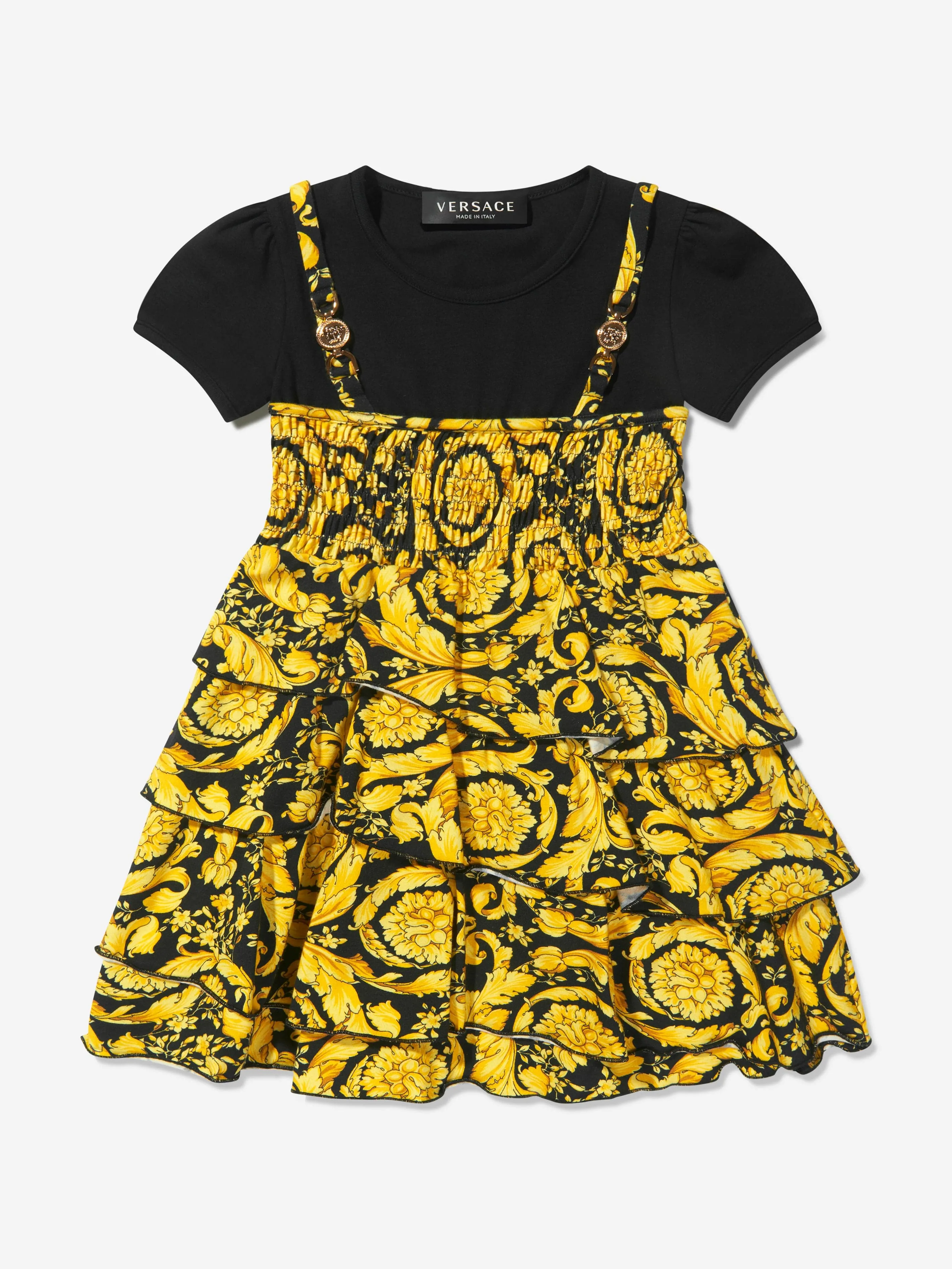 Versace Girls Baroque T-Shirt Dress