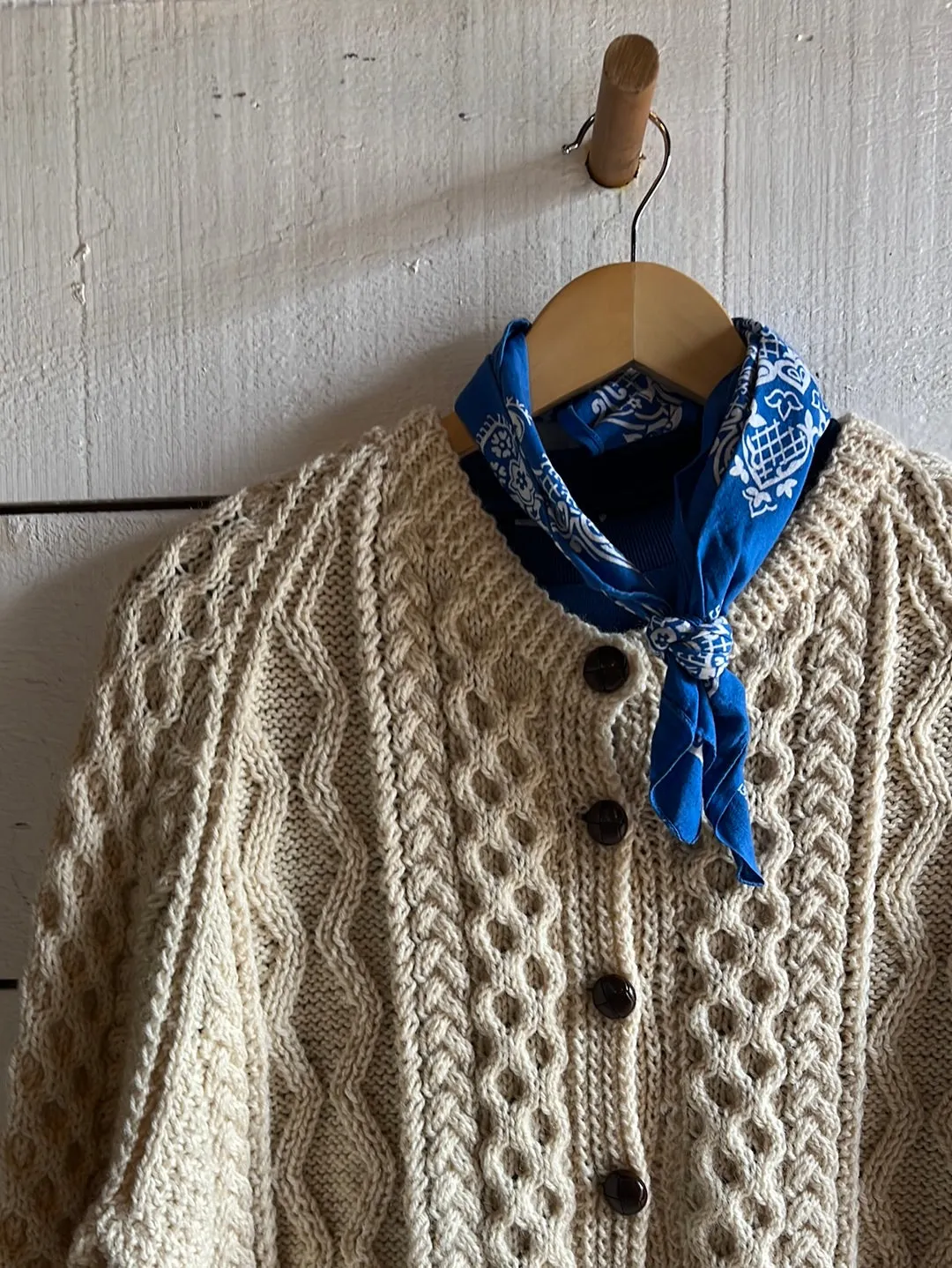 Vintage Wool Fishermen's Sweater