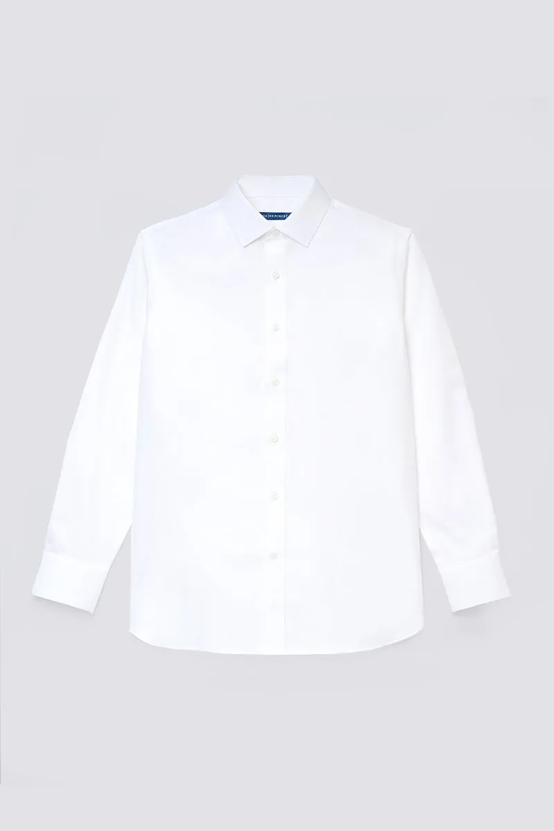 VISDRY™ Dobby Dress Shirt | White WH001Z