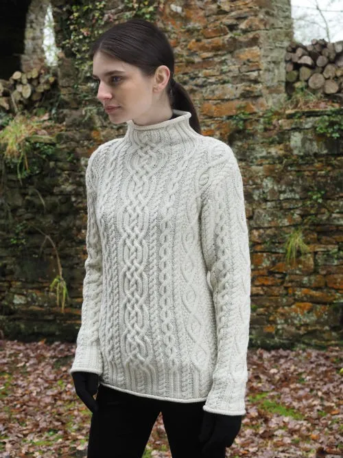 West End Knitwear | Super Soft Funnel Neck Sweater | Women's