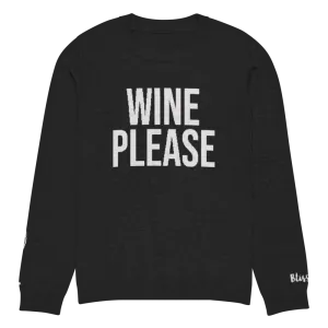 Wine Please Personalized Knit Sweater