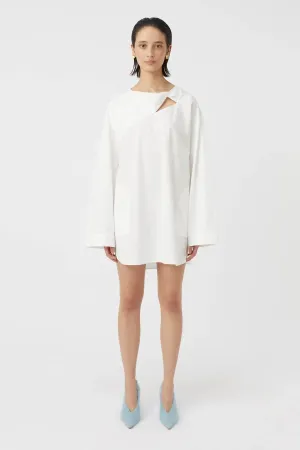 Winslow Long Sleeve Shirt Dress | Soft White