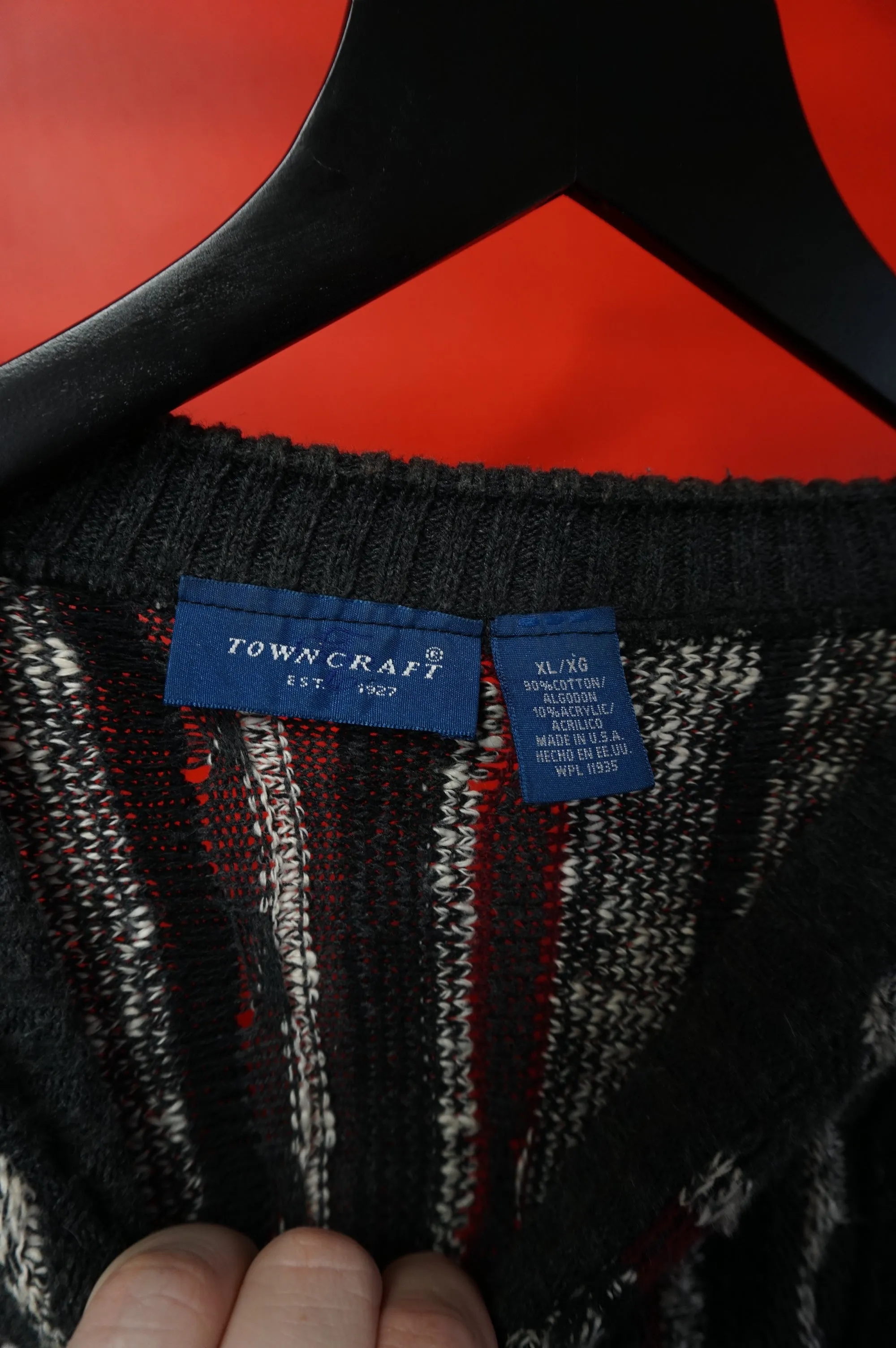 (XL) USA Made Town Craft Knit Sweater