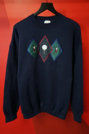 (XL) Vtg Golf Embroidered Crewneck