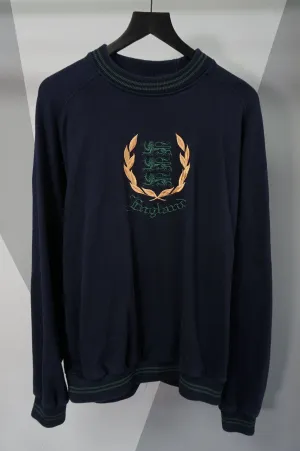 (XL/XXL) Vtg England Embroidered Crewneck