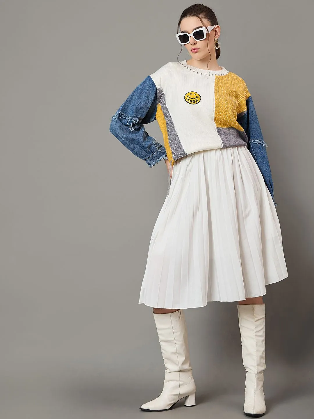 Yellow Radiance Woolen Sweater