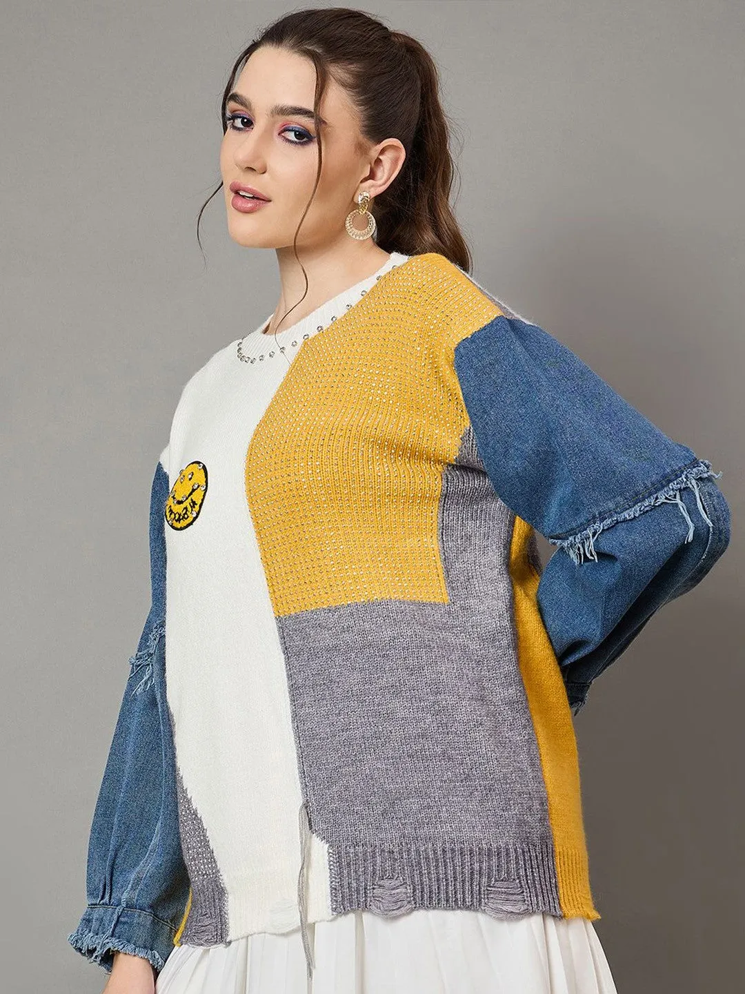 Yellow Radiance Woolen Sweater